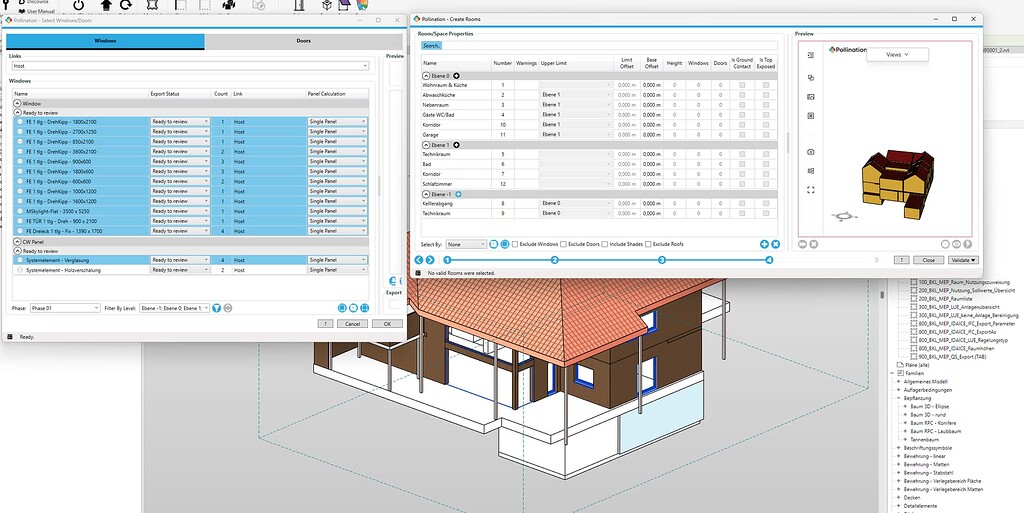 Windows missing in the preview - Revit Plugin - Pollination Discourse