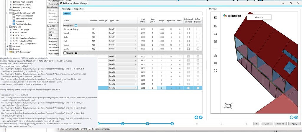 Error on "Full Volume" and gbXML export - Revit Plugin - Pollination ...