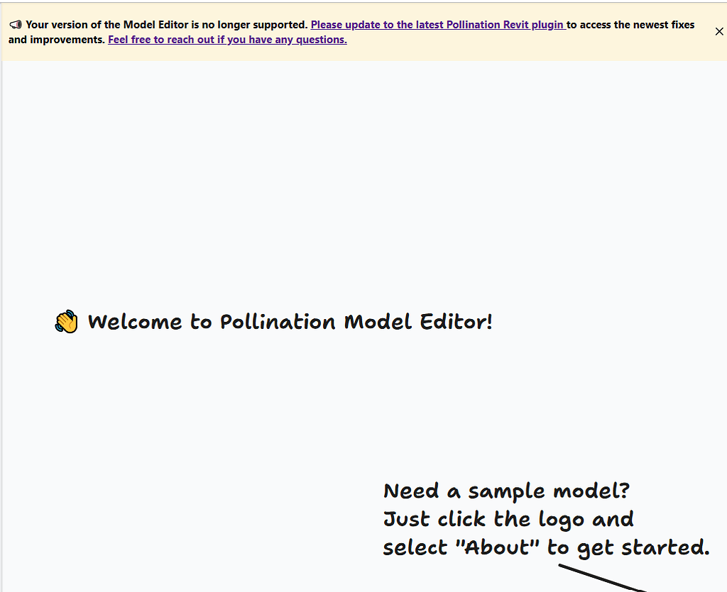 The model editor needs updates - Revit Plugin - Pollination Discourse