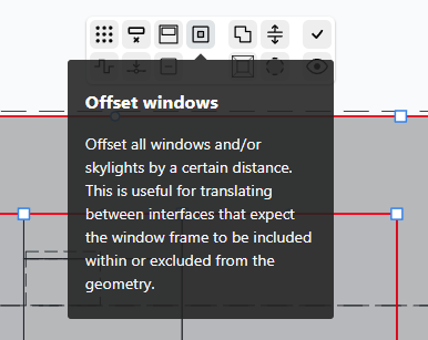 Offset windows command