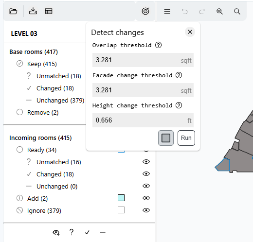 Model Compare Sidebar