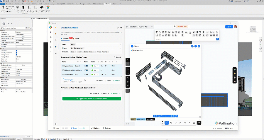 Remove interior windows from selection
